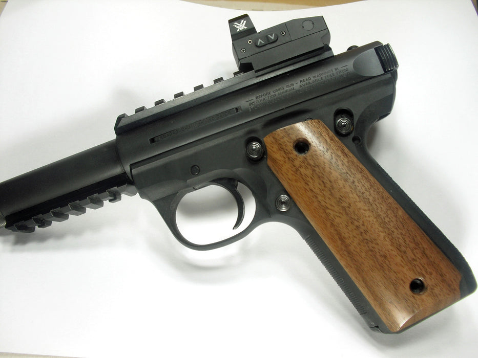 Finished Walnut Ruger Mark III 22/45 Grips