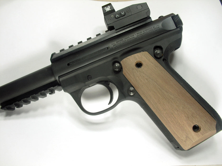 Unfinished Walnut Ruger Mark III 22/45 Grips