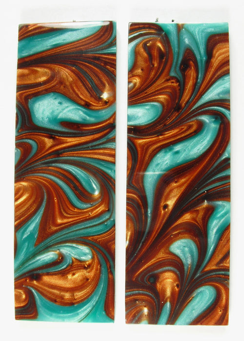 Copper & Turquoise Pearl Scale Sets