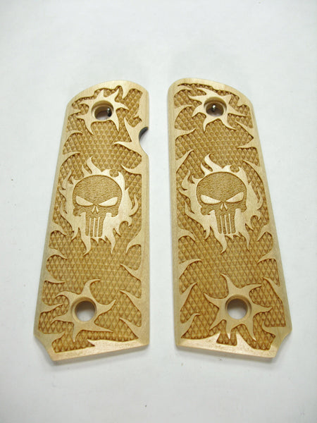Maple Punisher #1 1911 Grips (Compact)