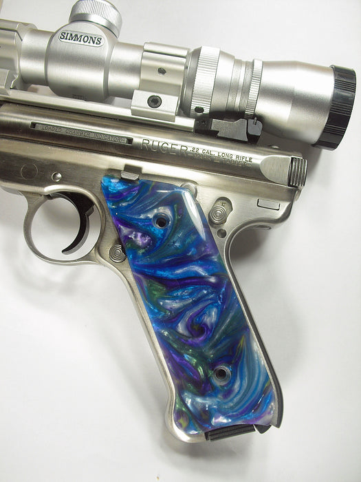 Abalone Pearl Ruger Mark II/III Grips X