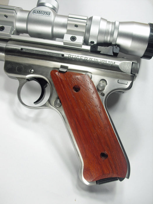 Finished Padauk Ruger Mark II/III Grips X