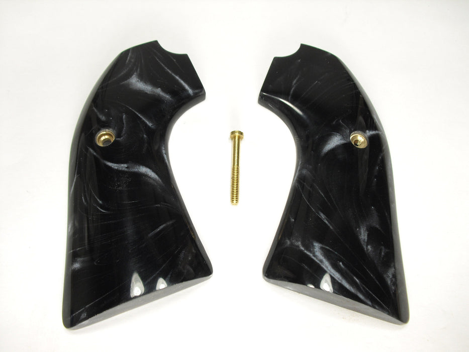 Black Pearl Ruger Vaquero Bisley Grips