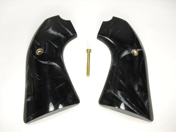 Black Pearl Ruger Vaquero Bisley Grips