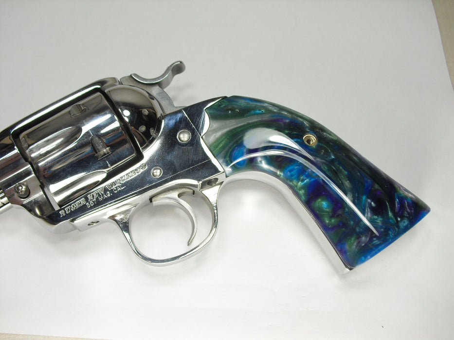 Abalone Pearl Ruger Vaquero Bisley Grips X