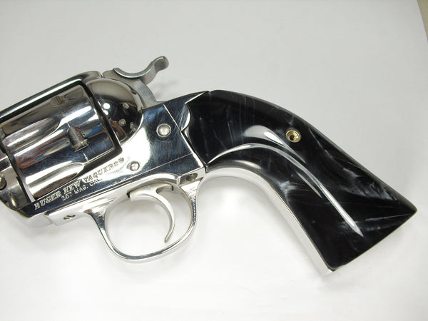 Black Pearl Ruger Vaquero Bisley Grips