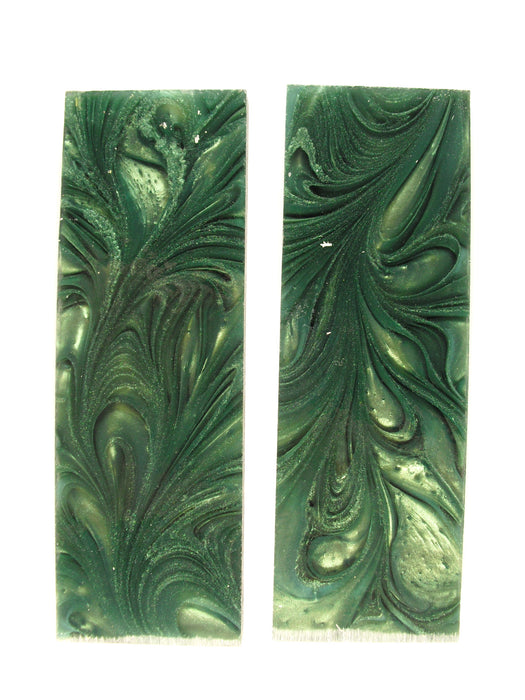 Dark Green & Clear Pearl Scale Sets
