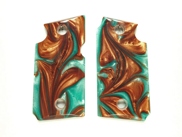 Copper & Turquoise Pearl Sig Sauer P938 Grips