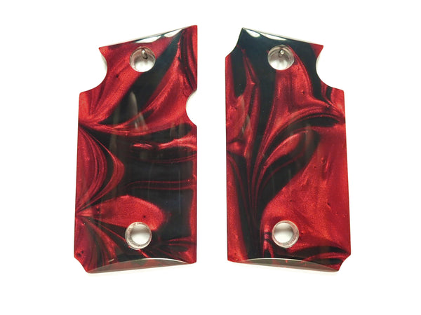 Red & Black Pearl Sig Sauer P938 Grips X