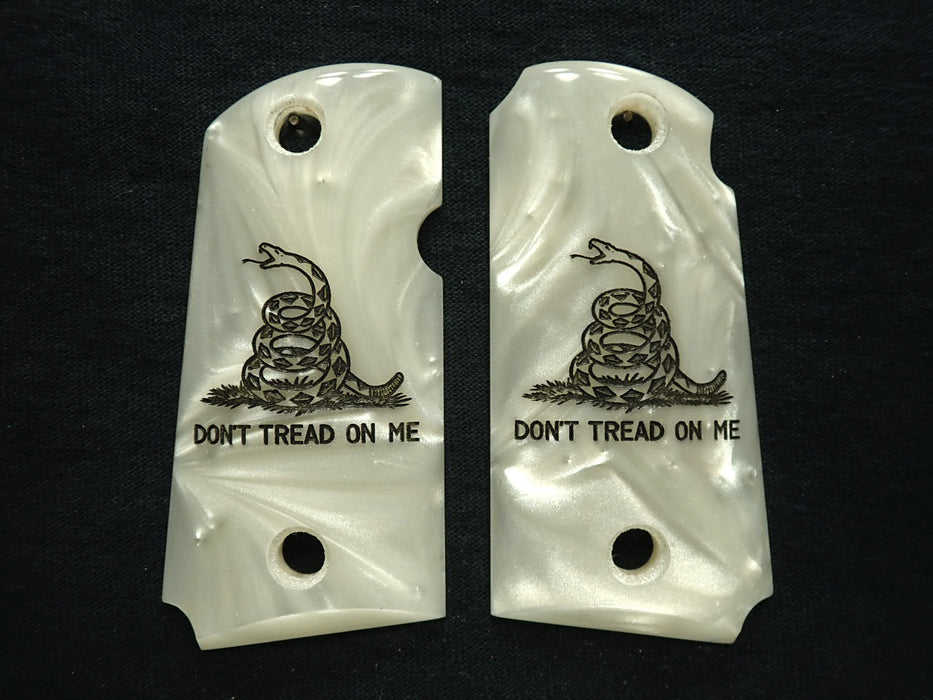 Pearl Don't Tread On Me Kimber Micro 9 Grips