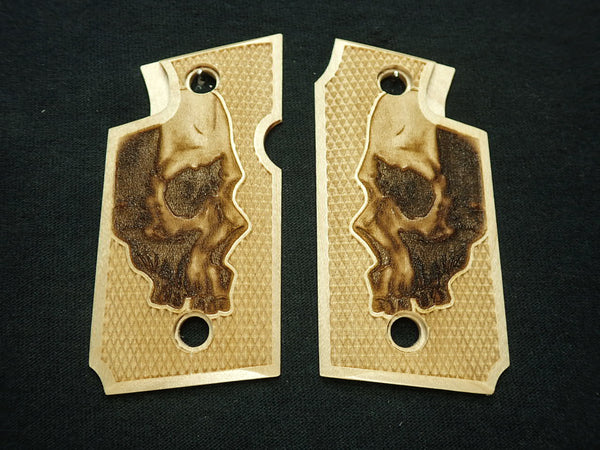 Maple Skull Springfield Armory 911 9mm Grips X