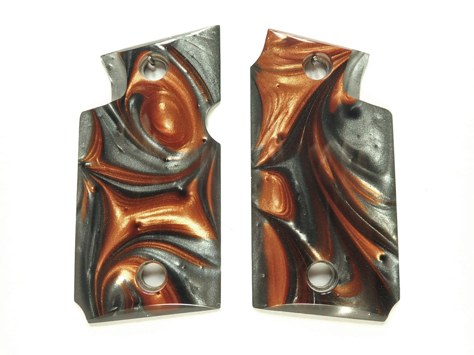 Copper & Silver Pearl Springfield Armory 911 9mm Grips