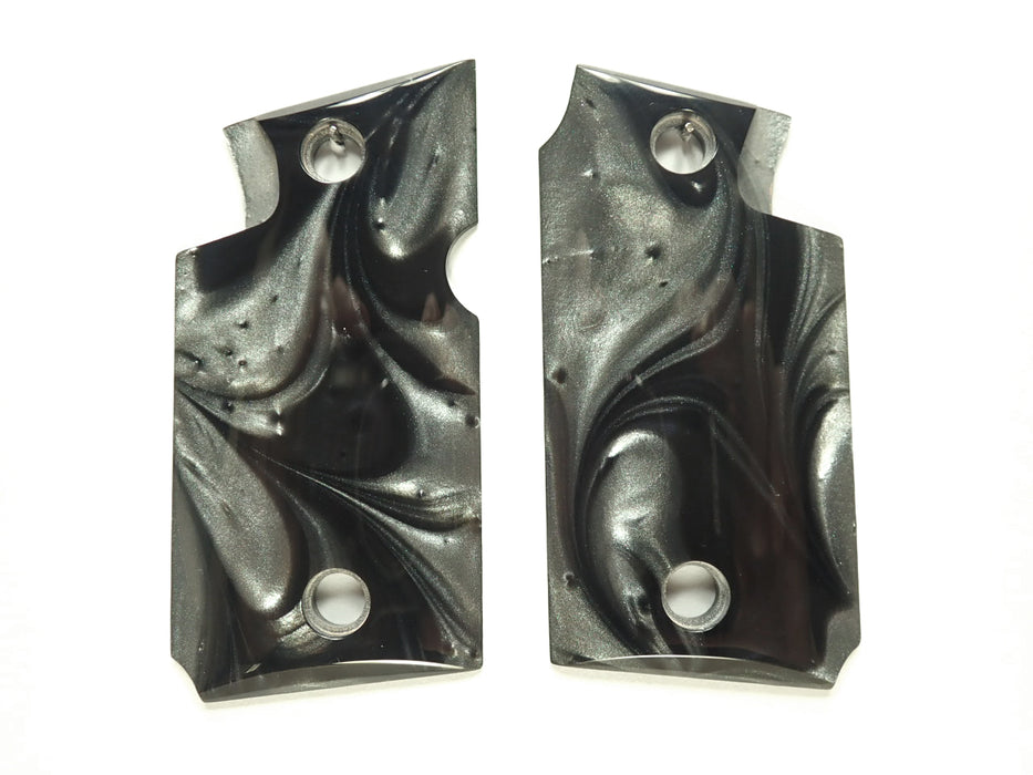 Silver & Black Pearl Springfield Armory 911 9mm Grips