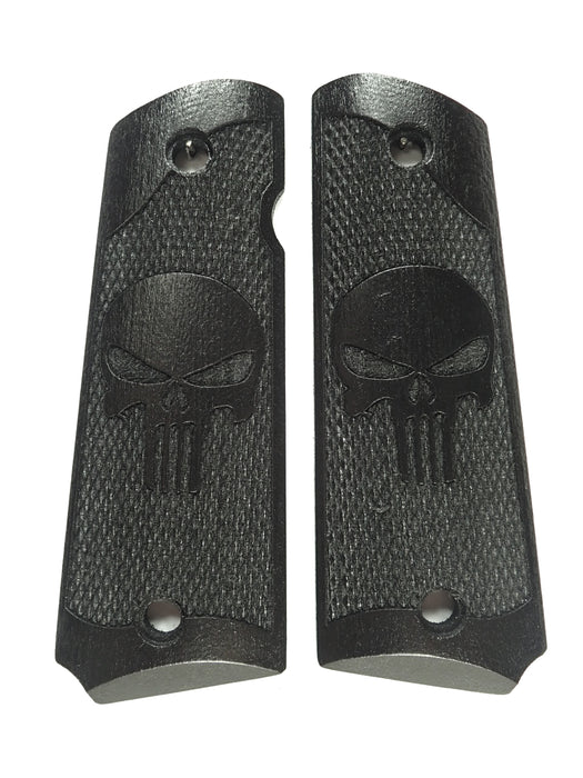 Ebony Punisher #2 1911 Grips (Full Size)