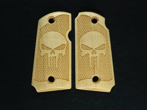 Maple Punisher #2 Kimber Micro 9 Grips
