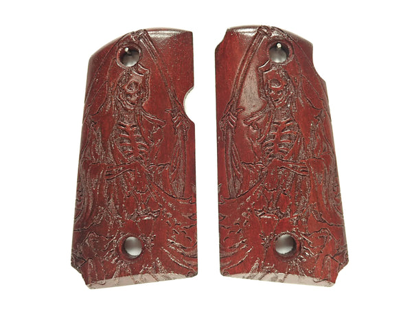 Rosewood Grim Reaper Kimber Micro 9 Grips
