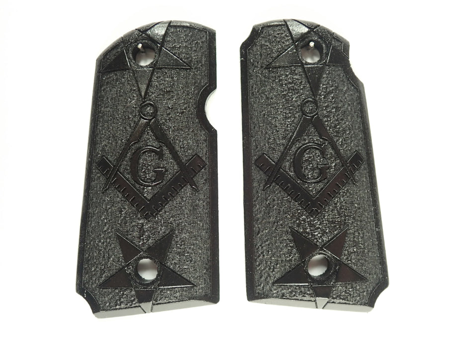 Ebony Masonic Kimber Micro 9 Grips X
