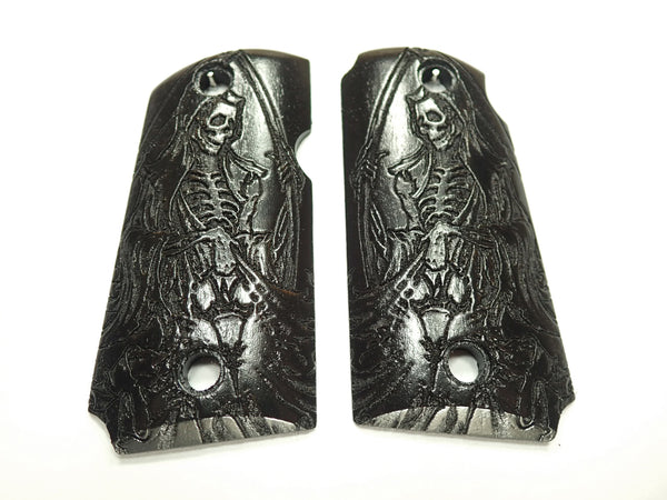 Ebony Grim Reaper Kimber Micro 9 Grips