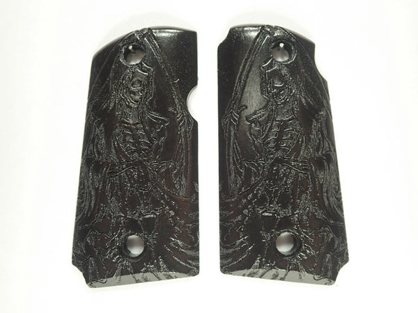 Ebony Grim Reaper Kimber Micro 9 Grips