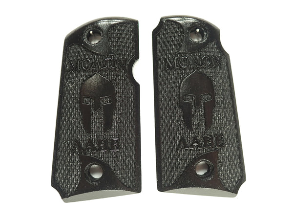--Ebony Molon Labe Kimber Micro 9 Grips