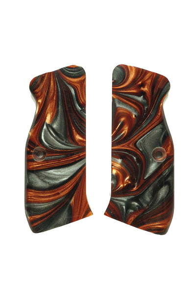 Copper & Silver Pearl CZ-75 Grips