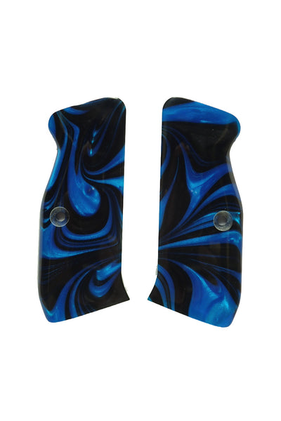 Black & Blue Pearl CZ-75 Grips