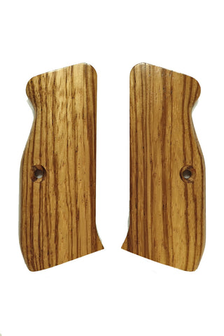 --Finished Zebrawood CZ-75 Grips