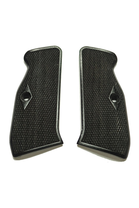 Ebony Checkered CZ-75 Grips X