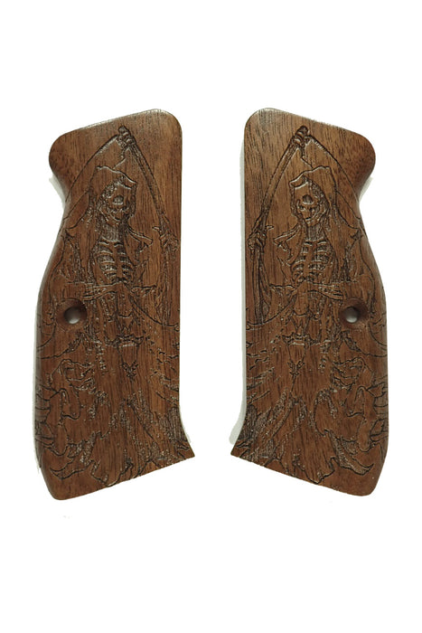 Walnut Grim Reaper CZ-75 Grips