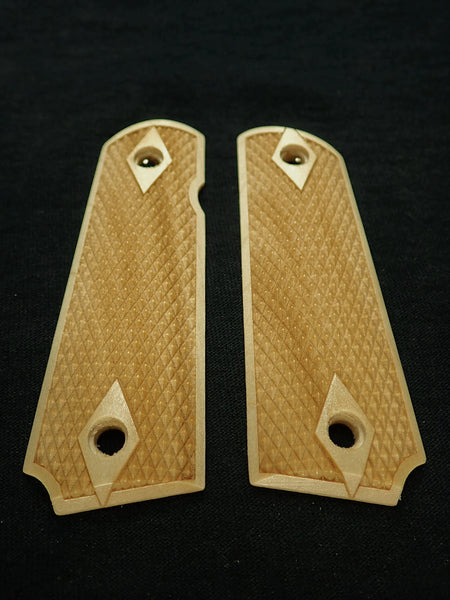 Maple Double Diamond Checker Grips Compatible/Replacement for Browning 1911-22 1911-380 Grips