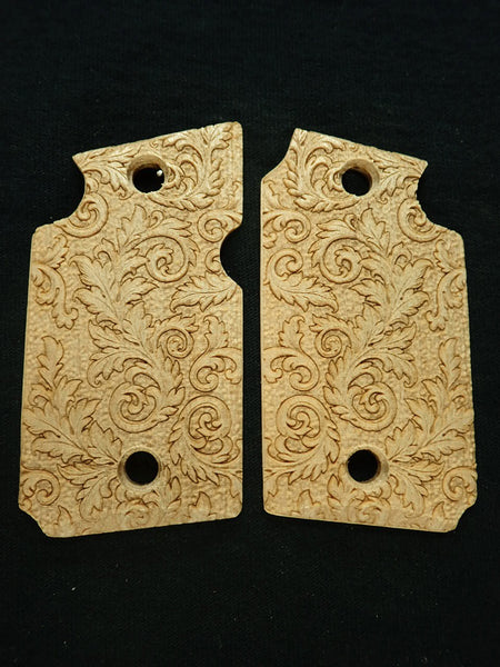 --Maple Floral Scroll Sig Sauer P938 Grips