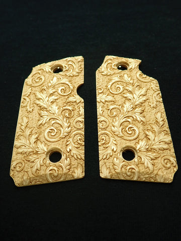 Maple Floral Scroll Sig Sauer P238 Grips