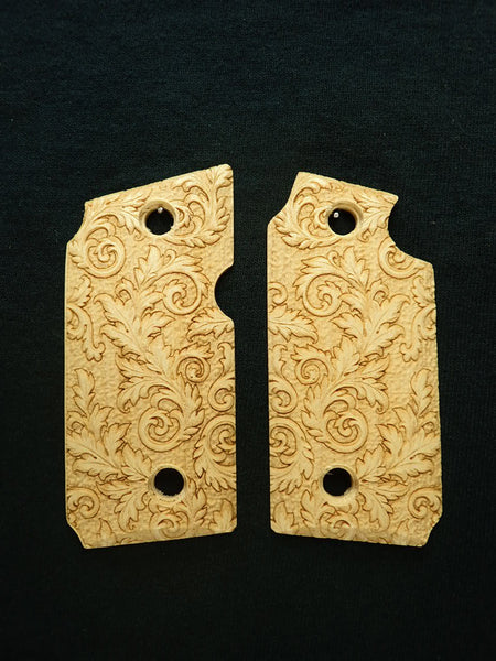 Maple Floral Scroll Sig Sauer P238 Grips