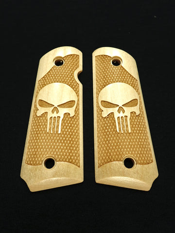 Maple Punisher 1911 Grips (Compact) #2