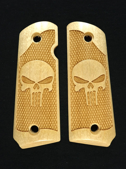 Maple Punisher #2 1911 Grips (Compact)