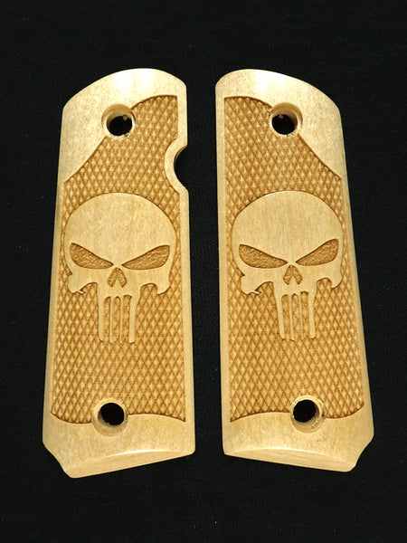 Maple Punisher #2 1911 Grips (Compact)