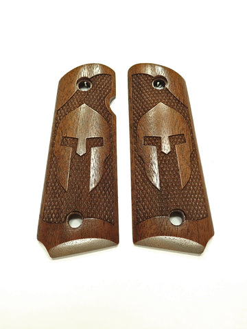 Walnut Spartan 1911 Grips (Compact) X