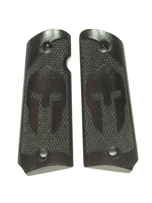 Ebony Spartan 1911 Grips (Compact) X