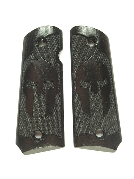 Ebony Spartan 1911 Grips (Compact) X