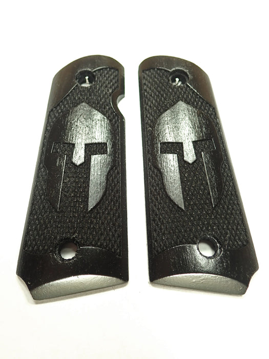 Ebony Spartan 1911 Grips (Compact) X