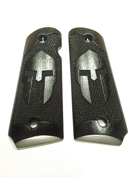 Ebony Spartan 1911 Grips (Compact) X