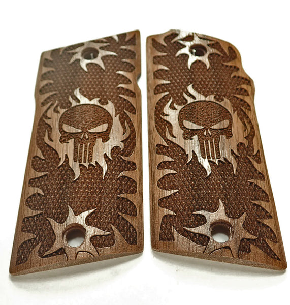 Walnut Punisher #1 Compact Coonan .357 Grips