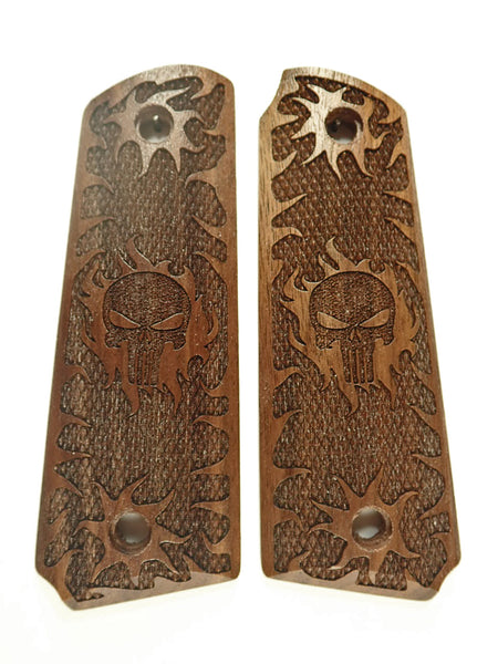 --Walnut Punisher Ruger Mark III 22/45 Grips #1