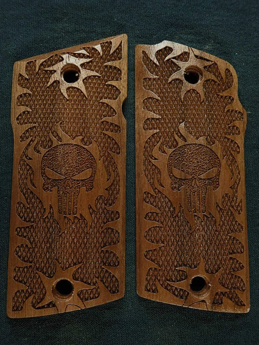 Walnut Punisher #1 Compact Coonan .357 Grips
