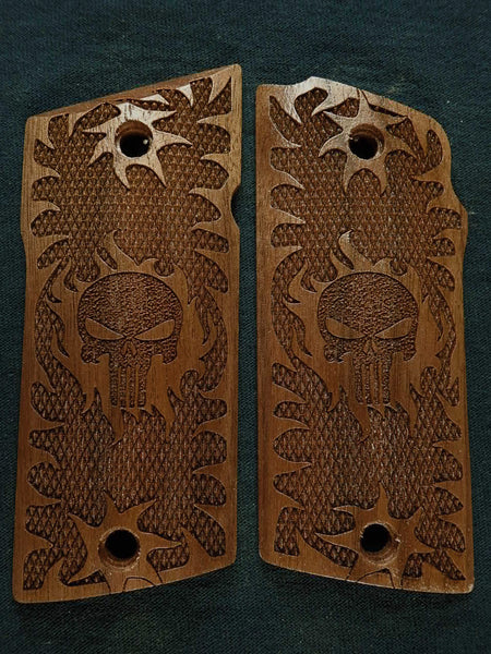 Walnut Punisher #1 Compact Coonan .357 Grips