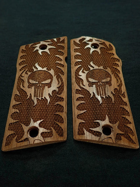 Walnut Punisher #1 Compact Coonan .357 Grips