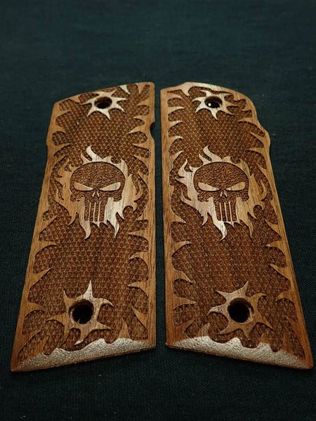 Walnut Punisher #1 Coonan .357 Grips