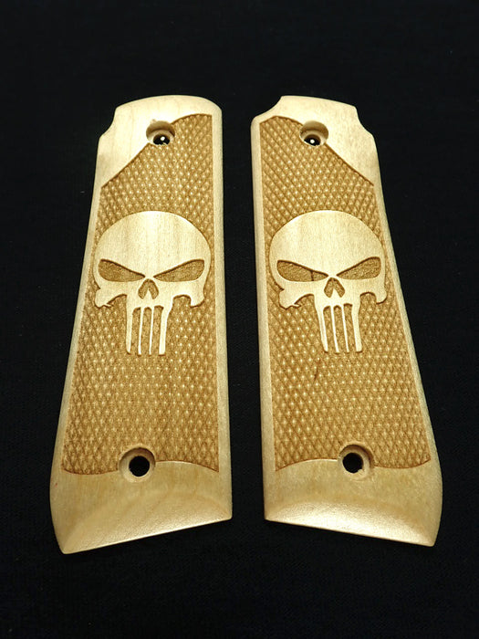 Maple Punisher #2 Ruger Mark IV 22/45 Grips X