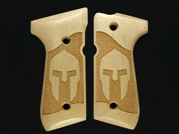 Maple Spartan Beretta 92fs Grips