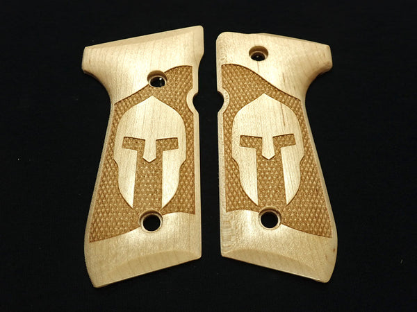 Maple Spartan Beretta 92fs Grips